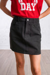 Midtown Mini Black Skirt