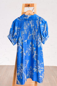 Azure Bloom Dress