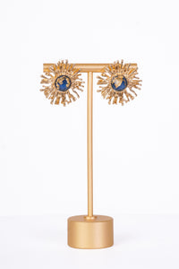 Gilded Sunburst Earrings