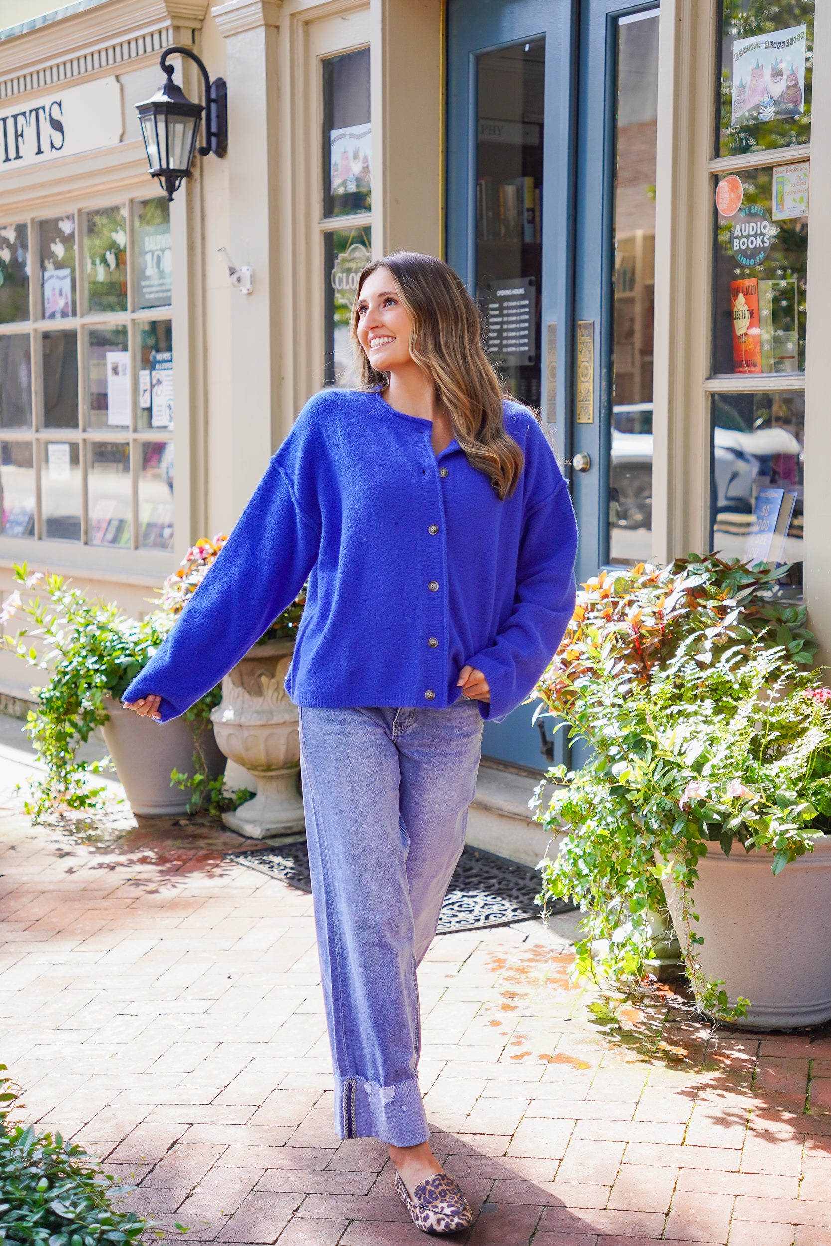 Sapphire Sky Cardi – Red Clover