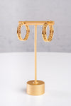 Braided Gold Hoops
