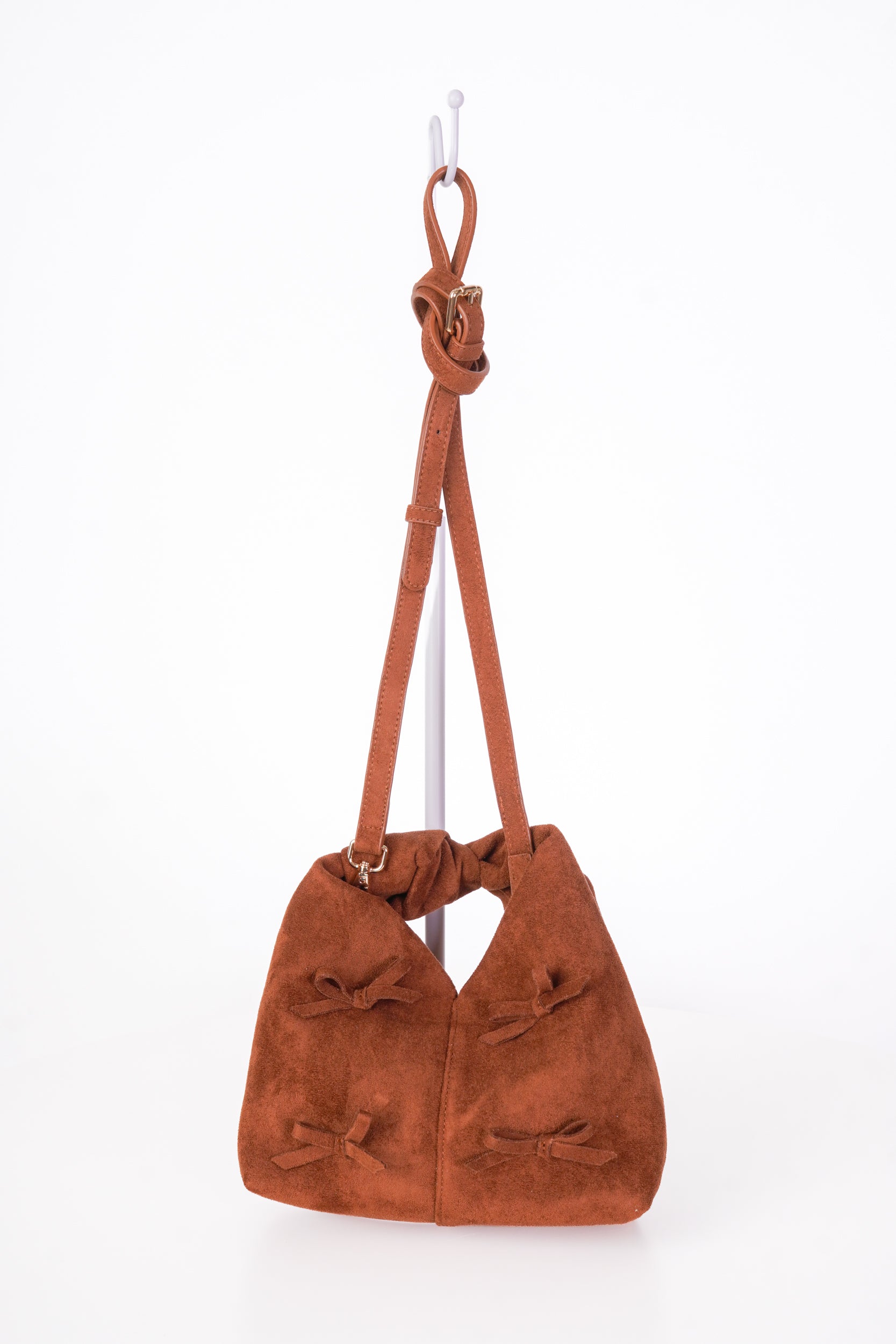 Bow Handbag in Brown