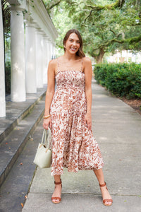 Caramel Midi Dress