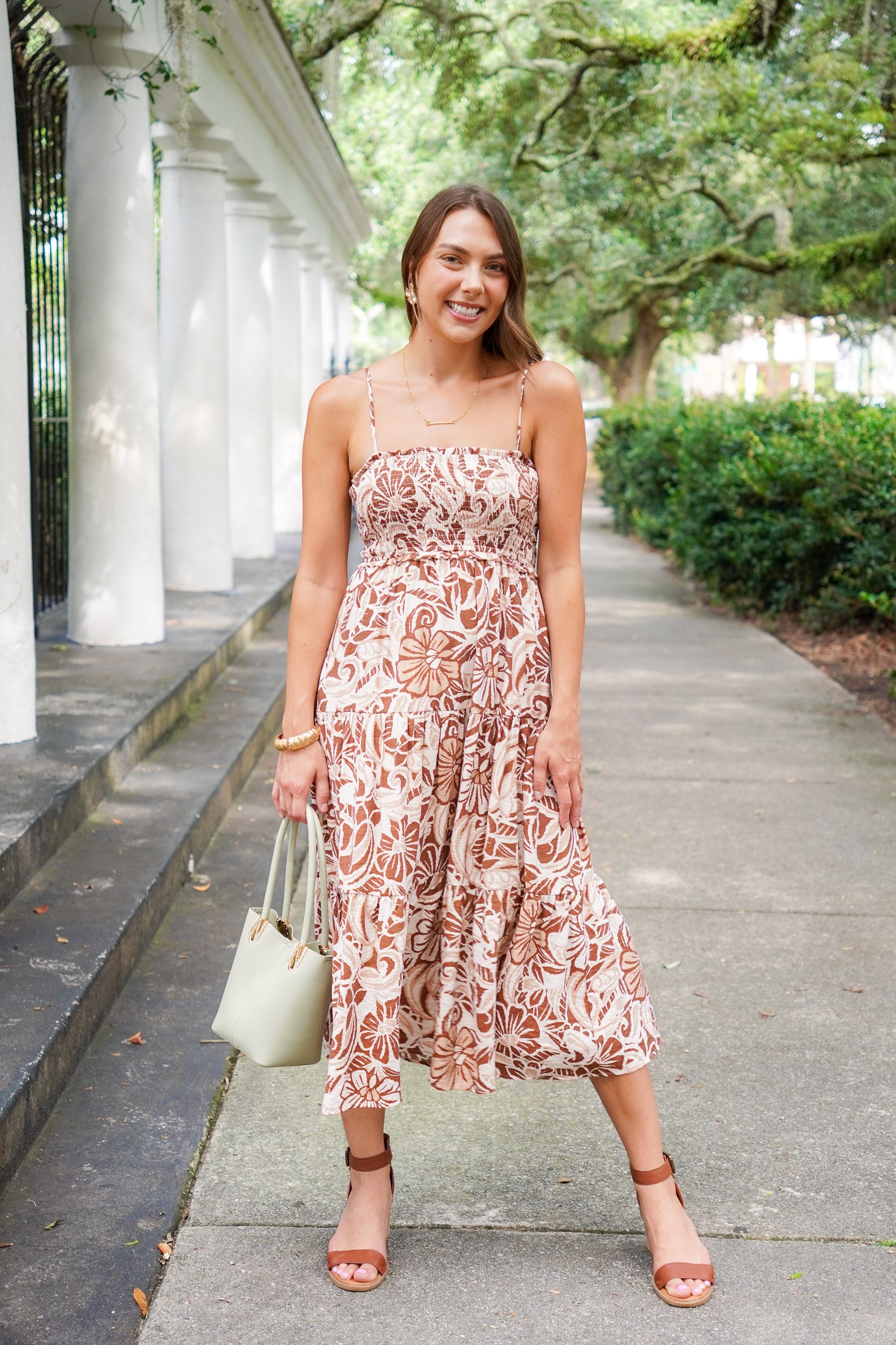 Caramel Midi Dress