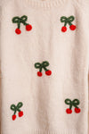 Holiday Cherry Sweater