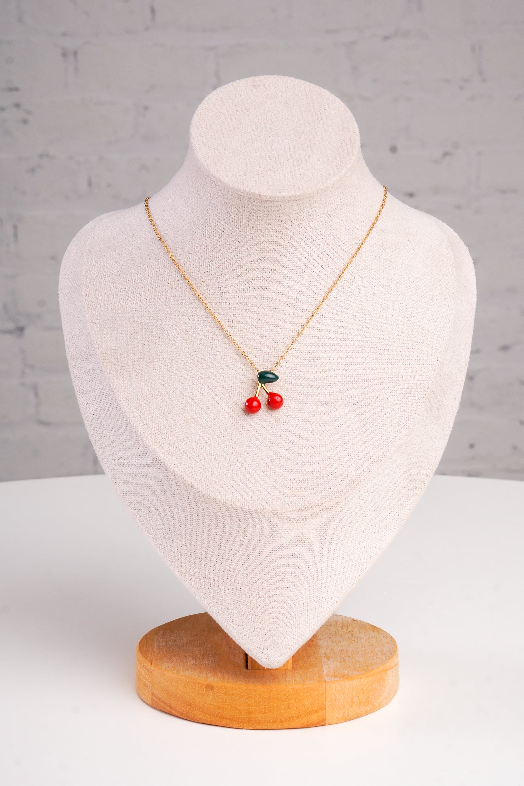 Cherry Necklace – Red Clover