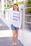 Coffee Beach Repeat Knit