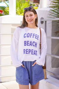 Coffee Beach Repeat Knit