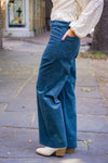 Teal Corduroy Pants