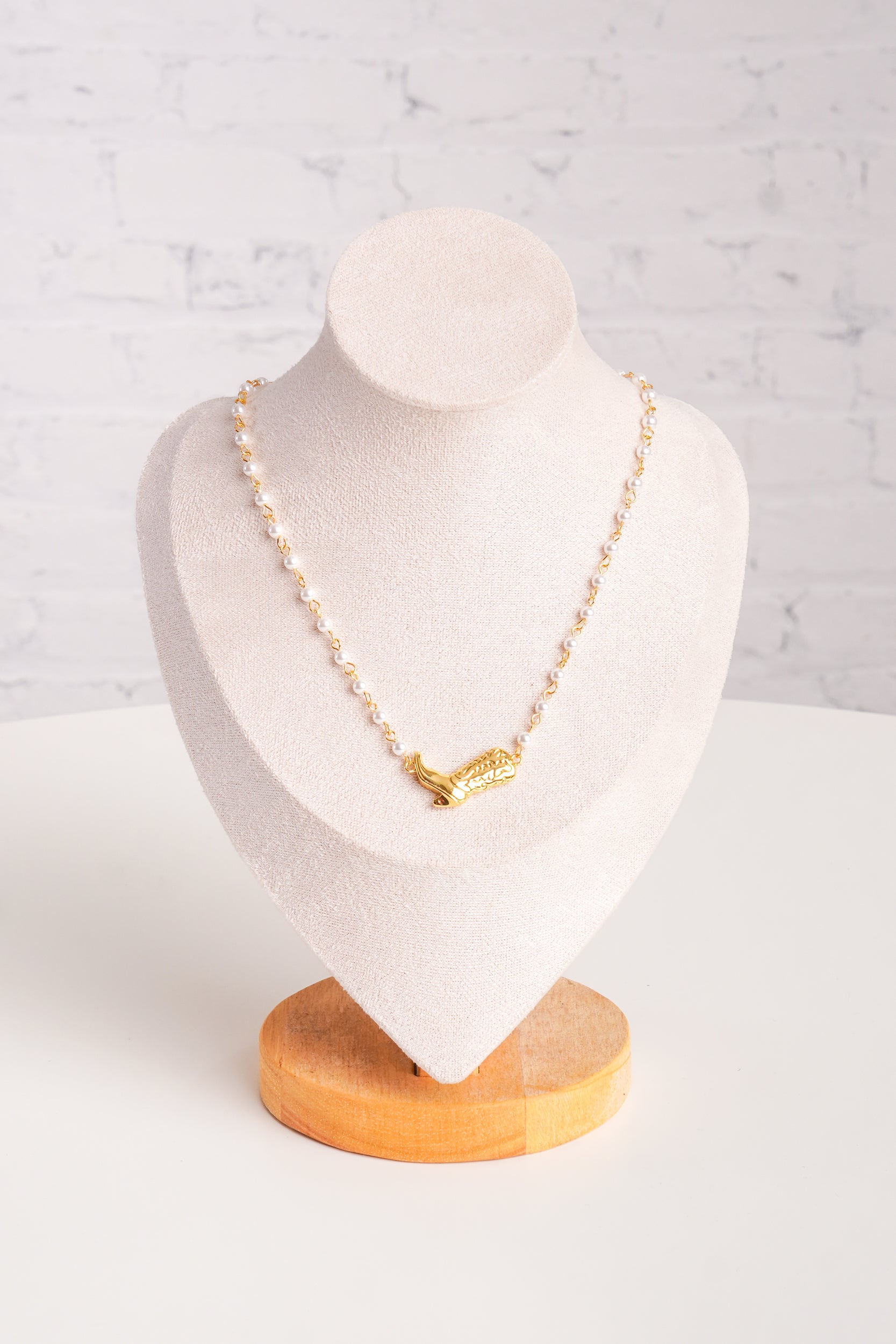 Cowgirl Pearl Necklace