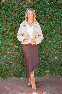 Cowboy Up Embroidered Jacket