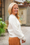Basic Crew Neck Sweater cream