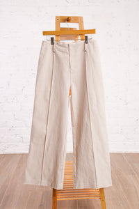 Cream Canvas Pants