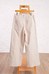 Cream Canvas Pants