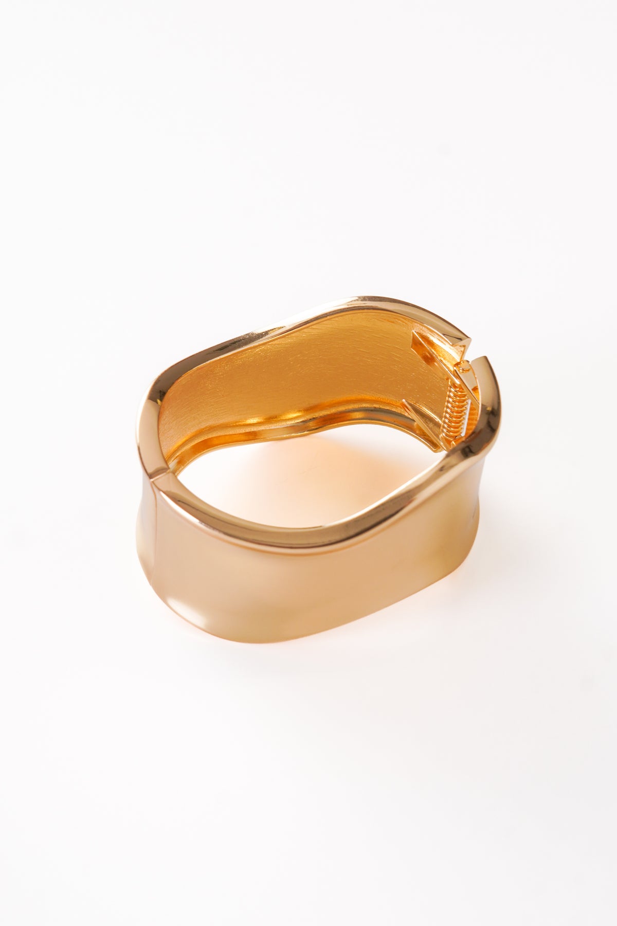 Sculpted Gold Cuff