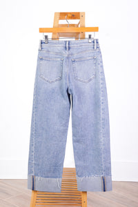 Cuffed Light Wash Denim