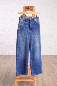 High-Rise Utility Denim