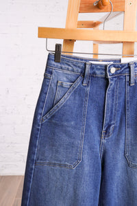 High-Rise Utility Denim