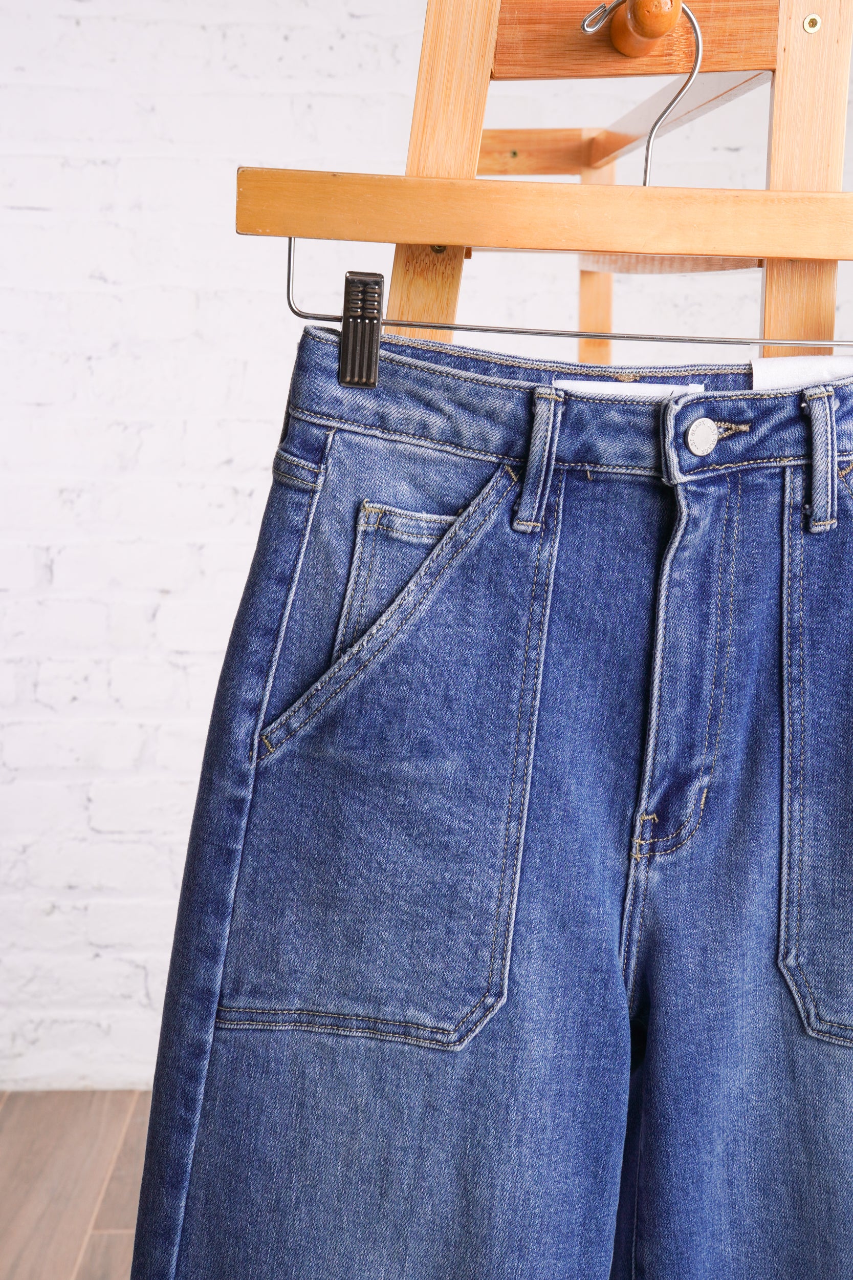 High-Rise Utility Denim