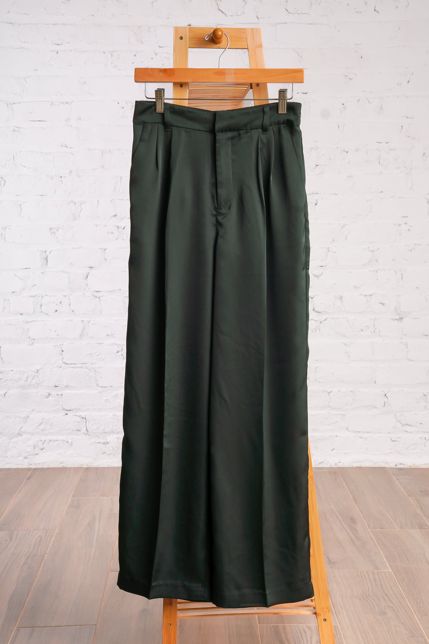 Wintergreen Satin Pants