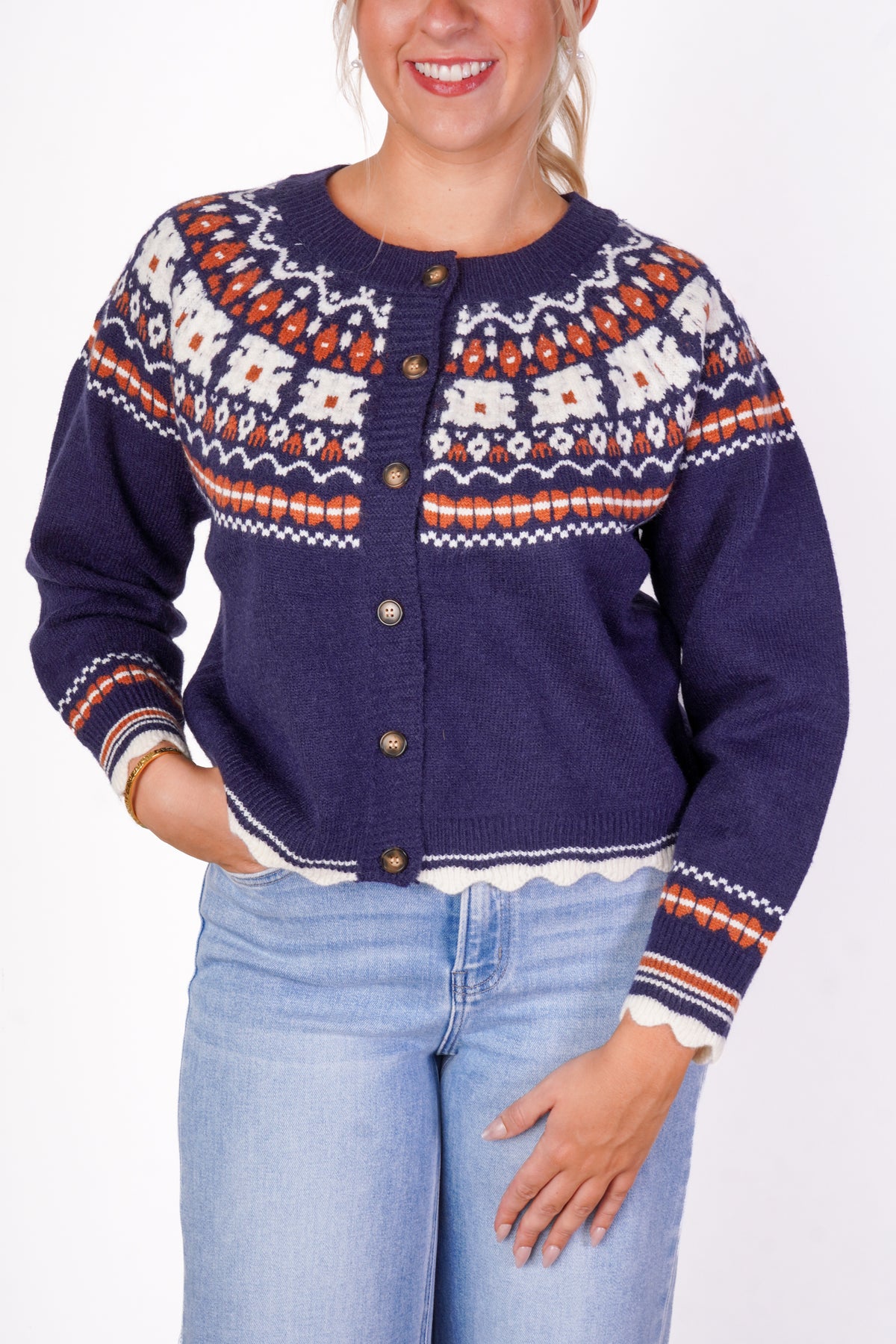Blakeley Patterned Cardigan