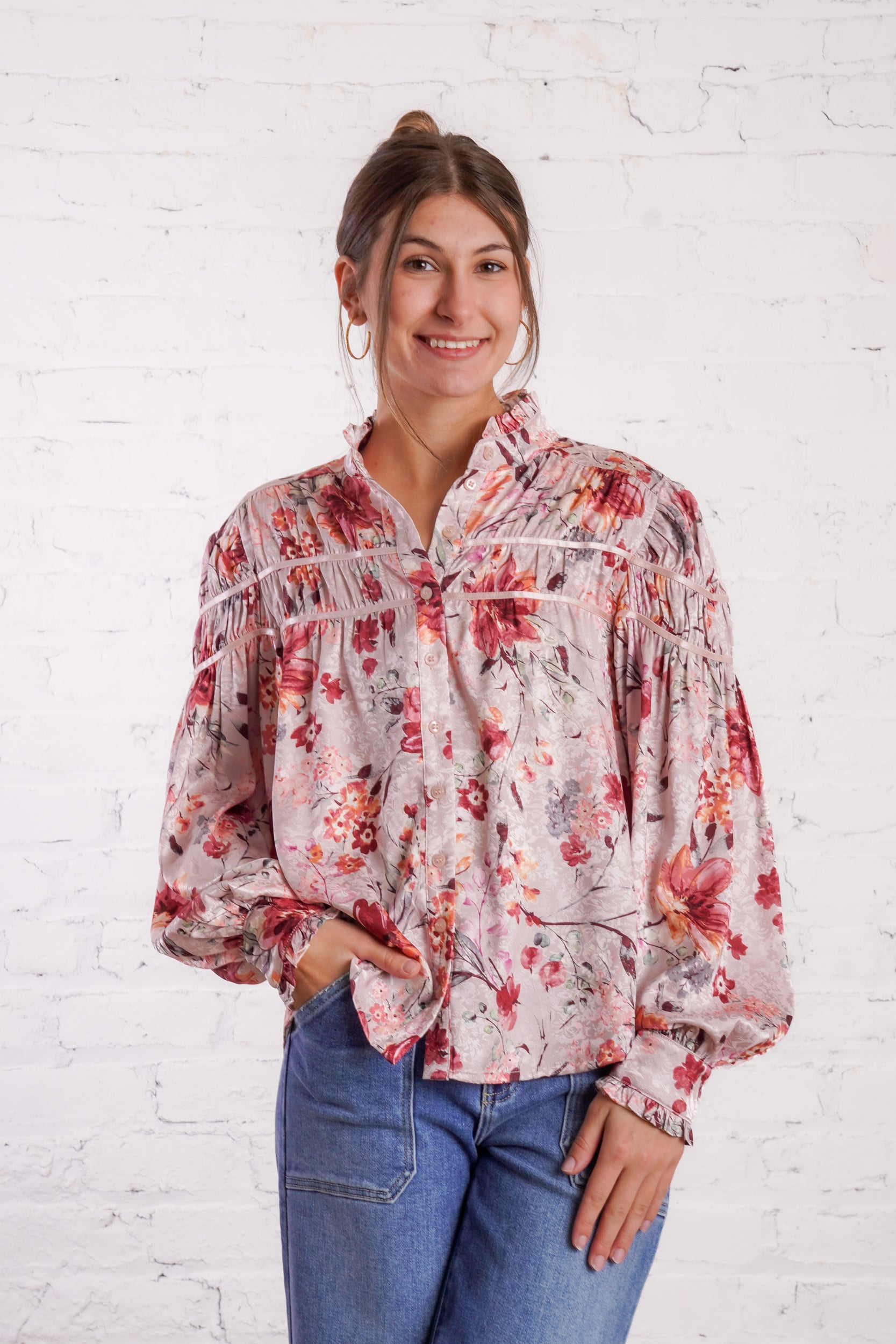 Everly Floral Blouse