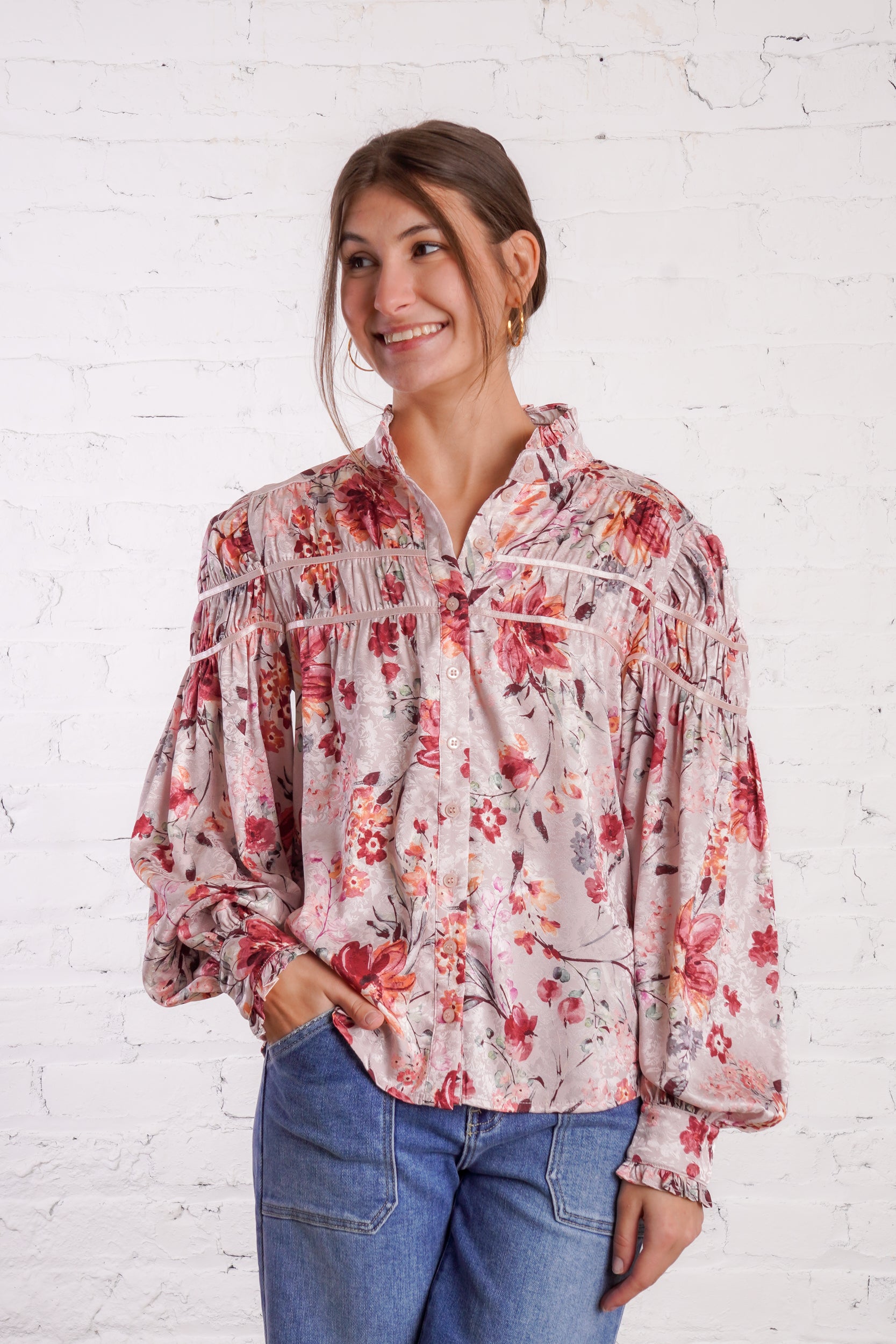 Everly Floral Blouse