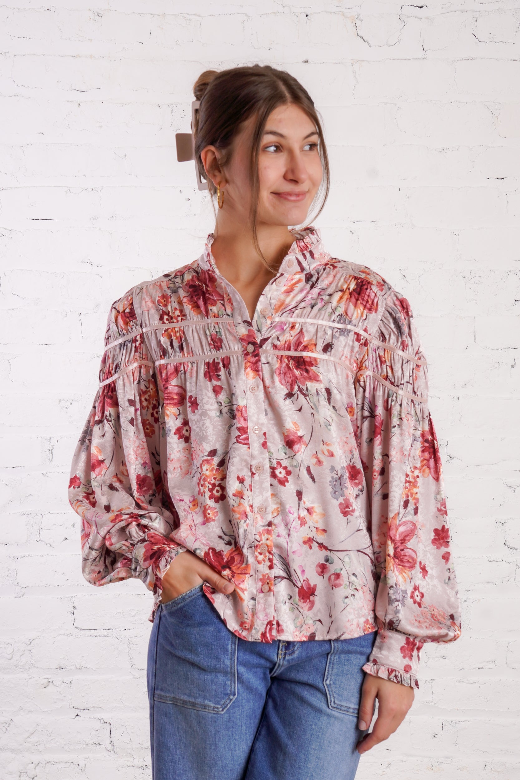 Everly Floral Blouse