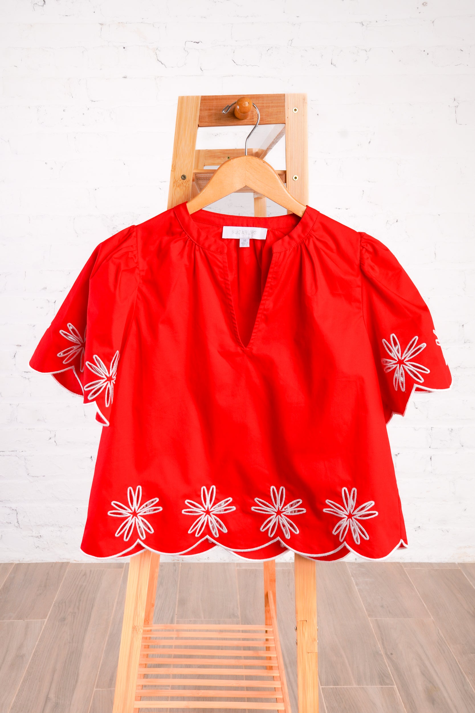 Dayna Embroidered Top