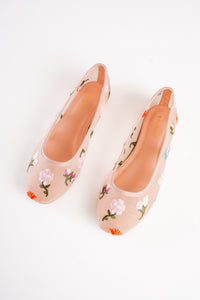 Floral Mesh Flats