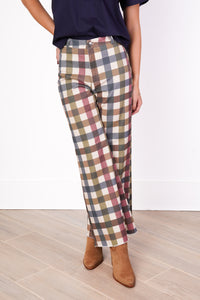 Mulberry Gingham Jeans