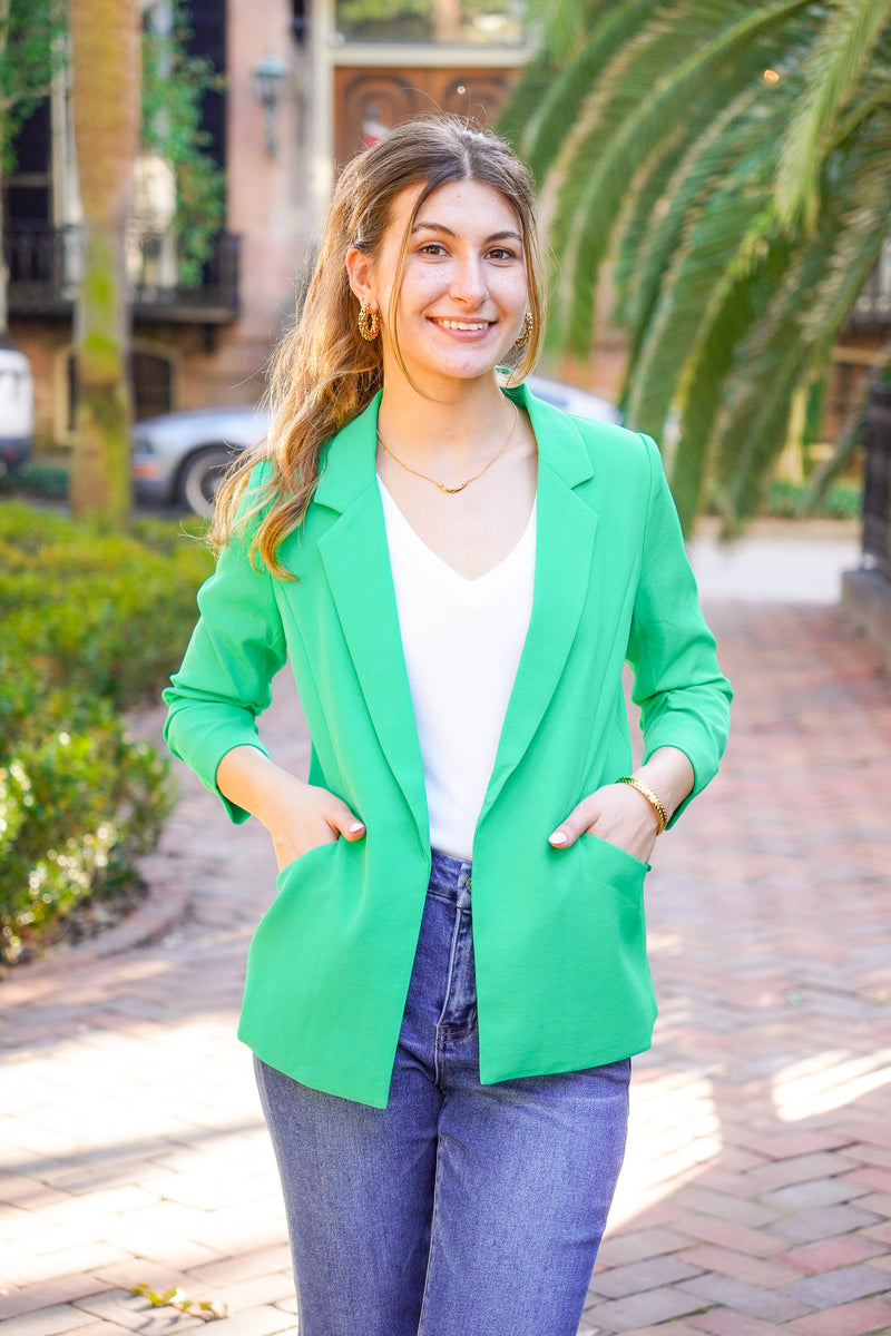 Green with Envy Blazer