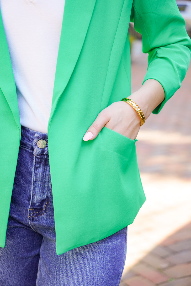 Green with Envy Blazer