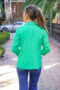 Green with Envy Blazer