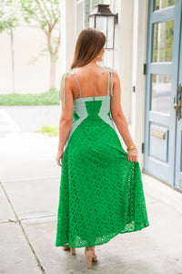 Lucky Girl Eyelet Maxi