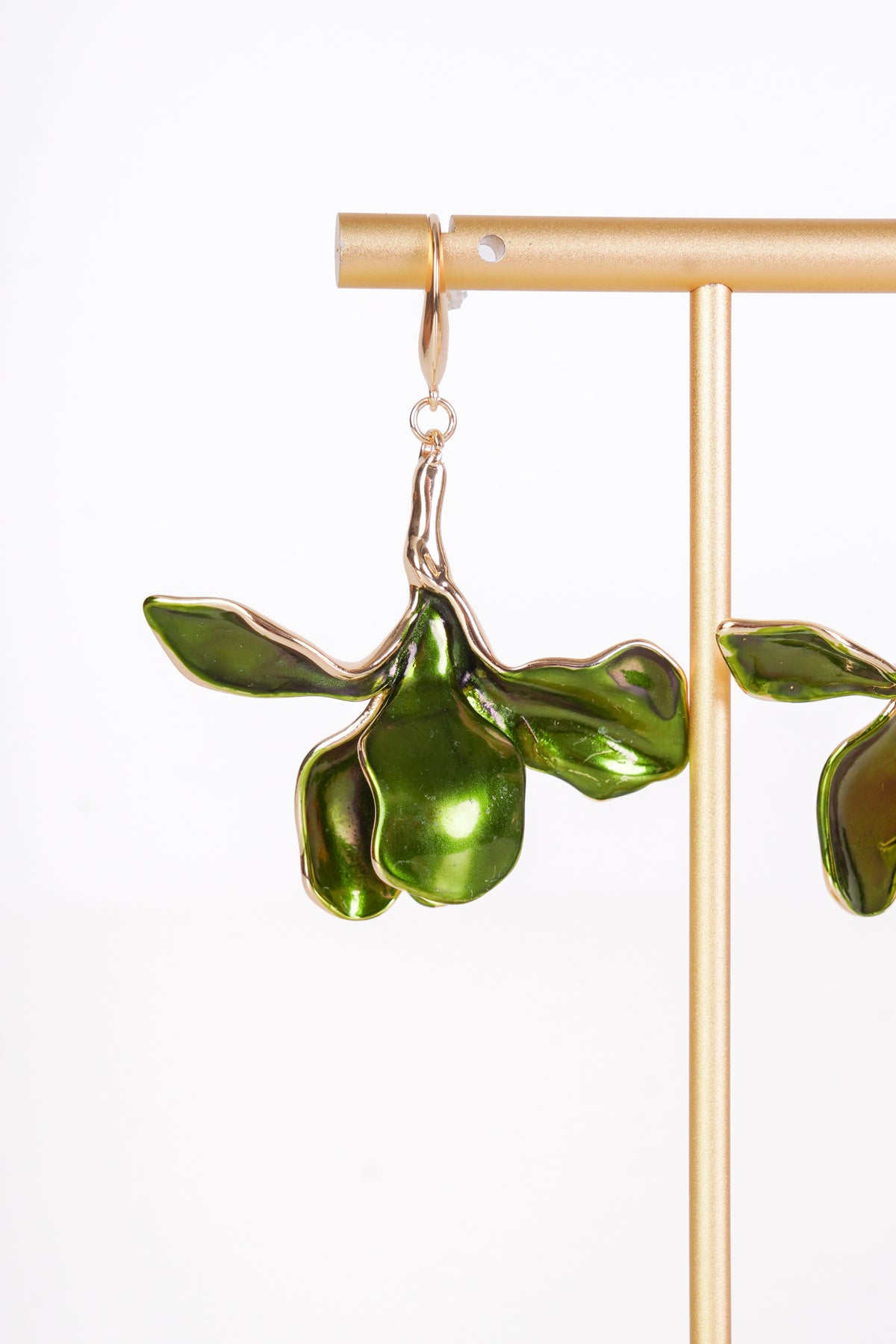 Jade Flora Earrings