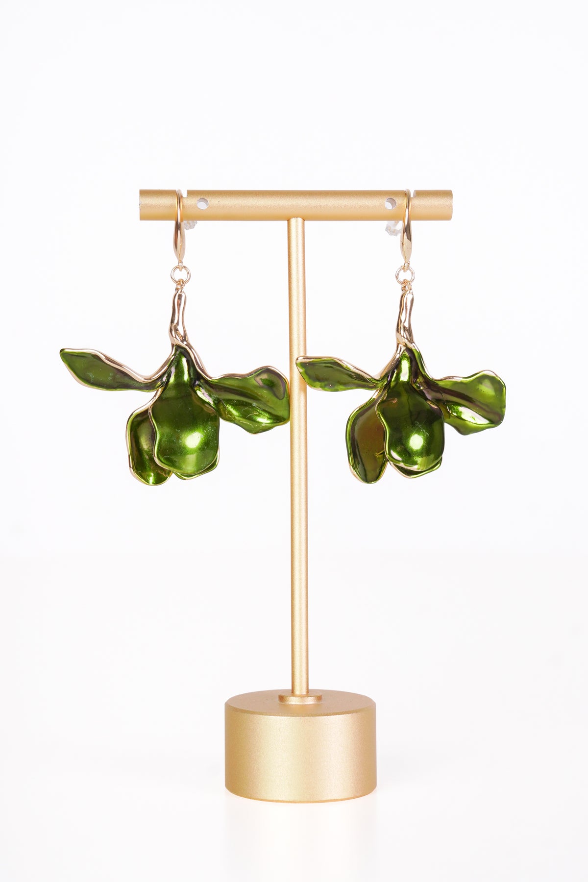 Jade Flora Earrings