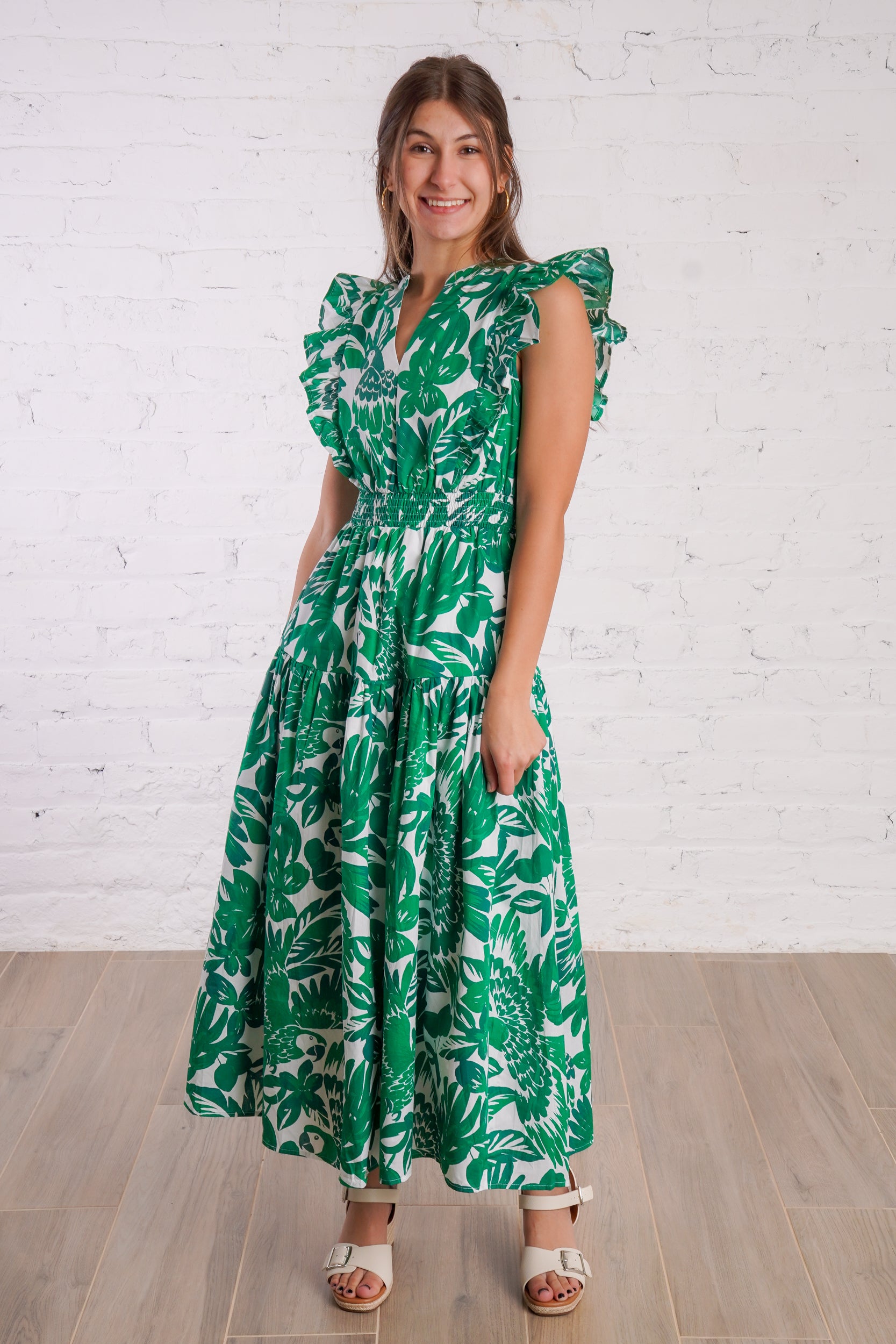 Feather & Palm Maxi