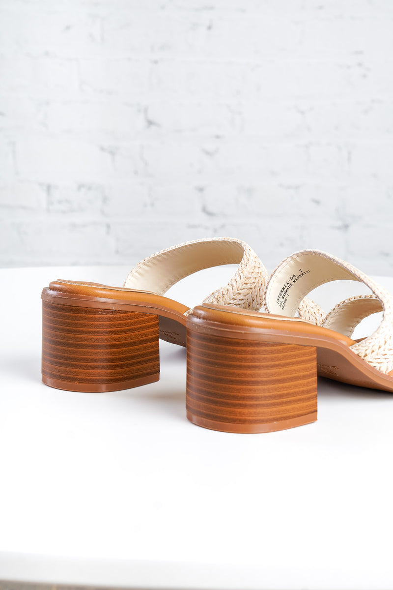 Serene Steps Raffia Heels