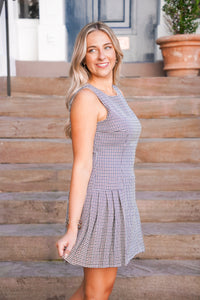 Monroe Houndstooth Dress