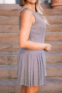 Monroe Houndstooth Dress