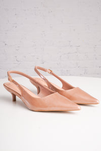 Slingback Kitten Heel