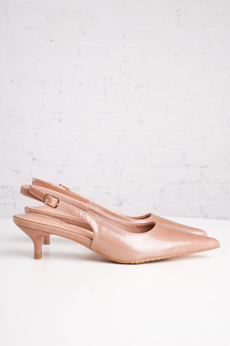 Slingback Kitten Heel