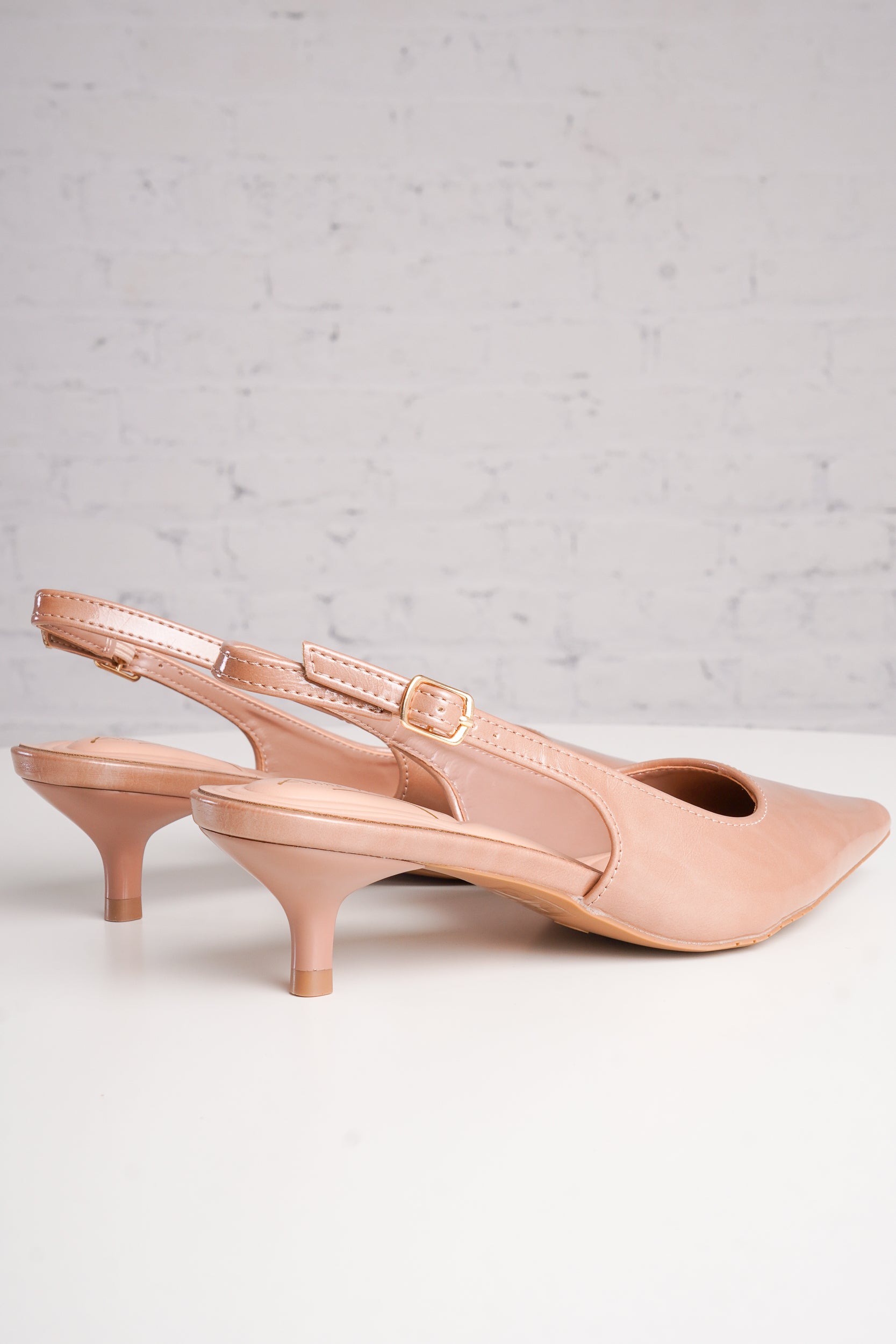 Slingback Kitten Heel