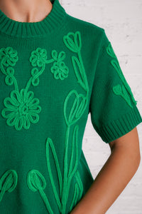 Leaf & Vine Knit Top