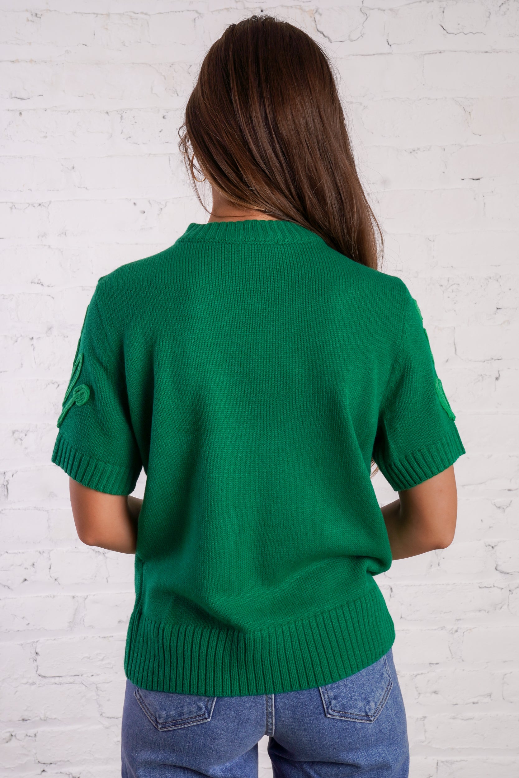 Leaf & Vine Knit Top