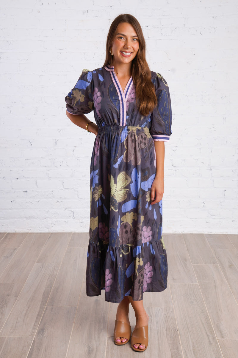 Ember Bloom Maxi Dress