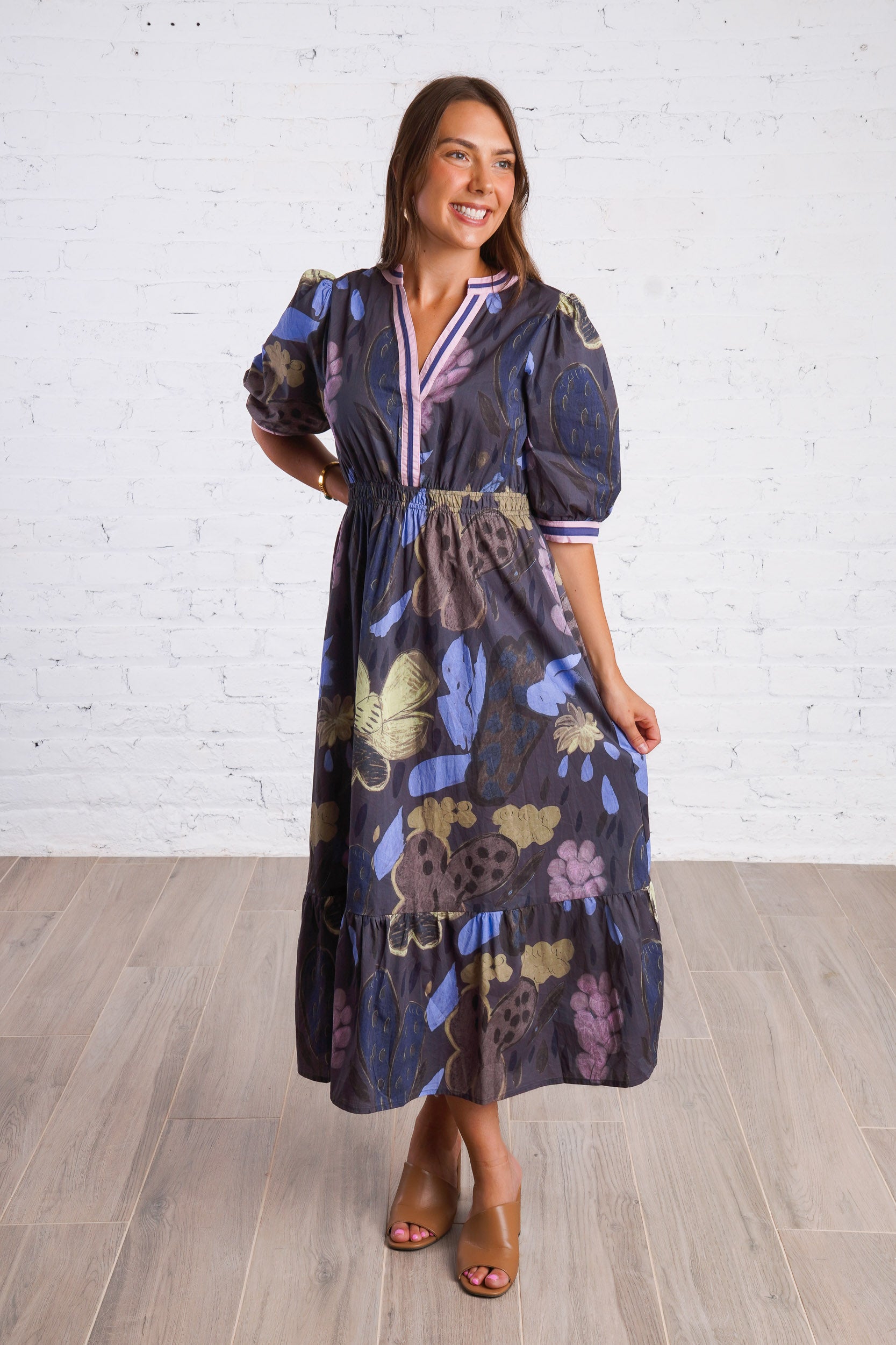 Ember Bloom Maxi Dress