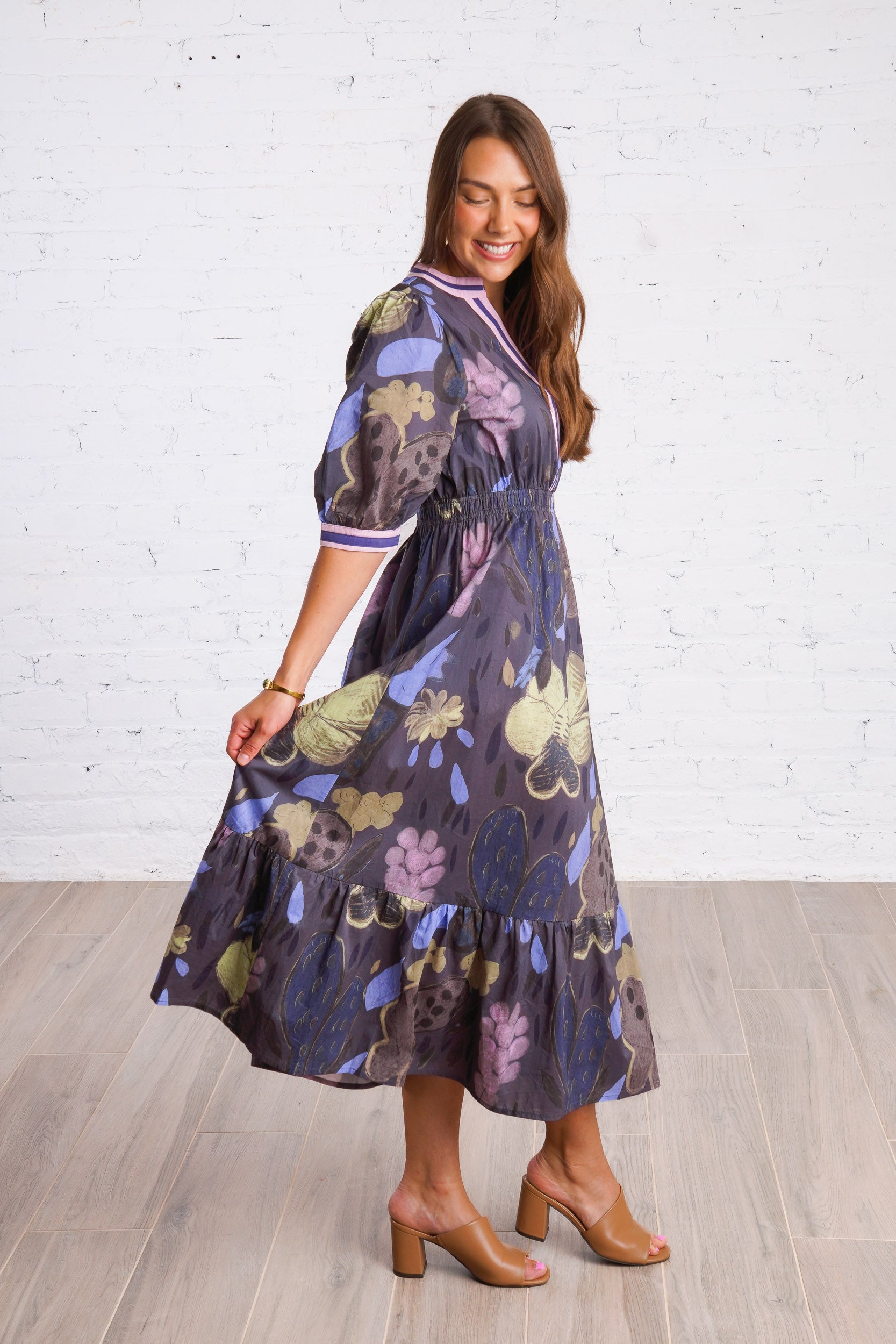 Ember Bloom Maxi Dress