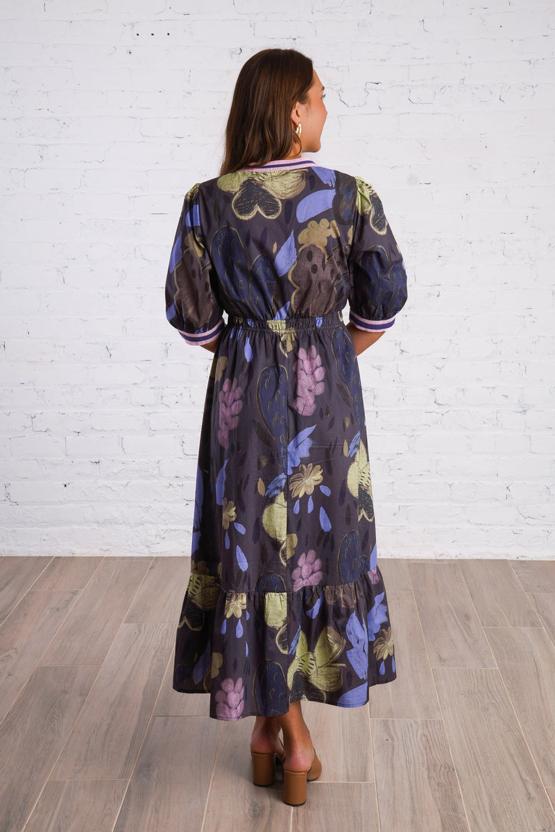 Ember Bloom Maxi Dress